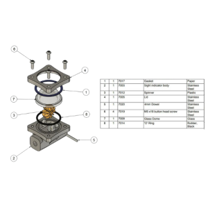 Air Flow Meter- Ball & Spinner Flow Indicators for Liquid/ Gas 1